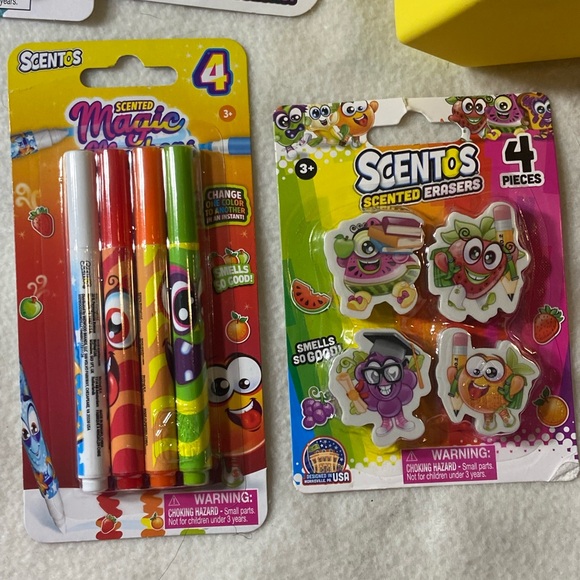Scentos  SCRIBZ Stationery  Sticker Bundle Scented Pens Stickers Erasers & More - Picture 6 of 7
